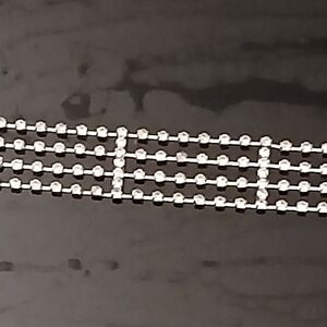 Source Unknown Metallic Beaded Necklace